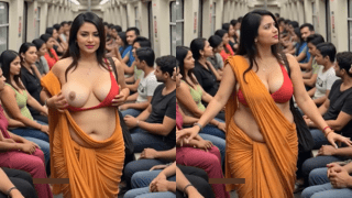 ै आंटी स्ट्रिप्स नेकेड मेट्रो (हॉट वीडियो)