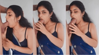 वायरल वीडियो: ै वुमन साड़ी डीप थ्रोट बज