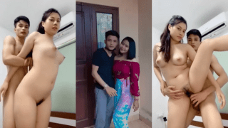मजेदार: नार्थ ईस्ट कपल फ्लेक्सिबल गर्ल लिफ्ट्स लेग