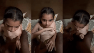 देसी वीडियो: पेटीट छुटे इंडियन गर्ल ब्लोजॉब छुम